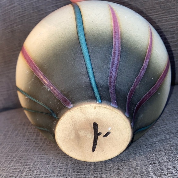 Vtg Michael Cho Contemporary Studio Pottery Vase - Picture 5 of 8